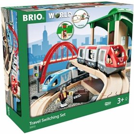 Set de construction Brio Travelers Platform Tour Multicouleur 42 Pièces Set de construction Brio Travelers Platform Tour Multicouleur 42 Pièce