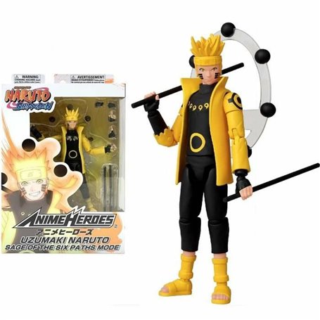 Personnage articulé Naruto Anime Heroes - Naruto Six Paths Sage Mode 1