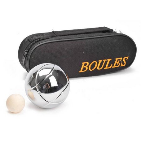 Jeu de pétanque Dimatel Sac de transport Métal 5 Pièces (8 x 23 x 6,5