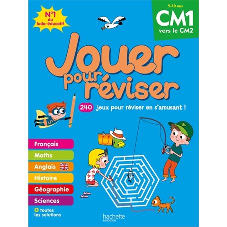 Jouer pour réviser - Du CM1 au CM2 - Cahier de vacances 2023