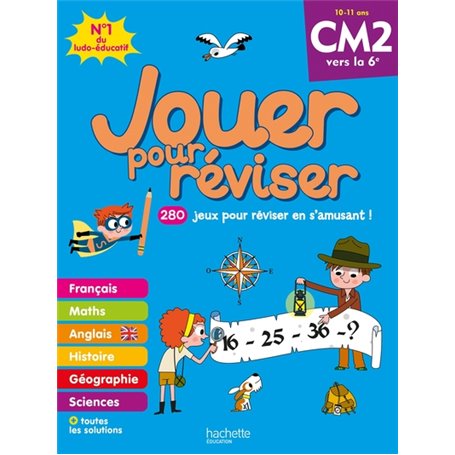 Jouer pour réviser - Du CM2 à la 6e - Cahier de vacances 2023