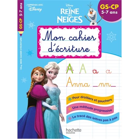 Disney - Reine des Neiges Mon cahier d'écriture GS
