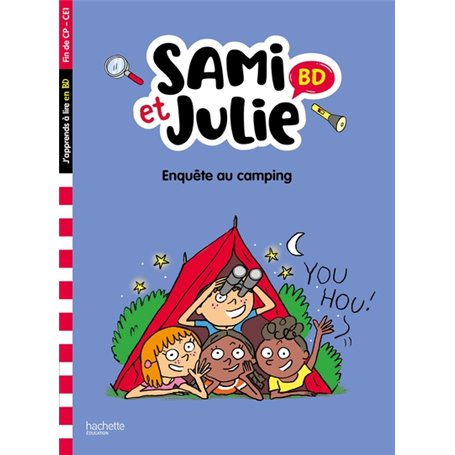 Sami et Julie BD Fin de CP- CE1 - Enquête au camping