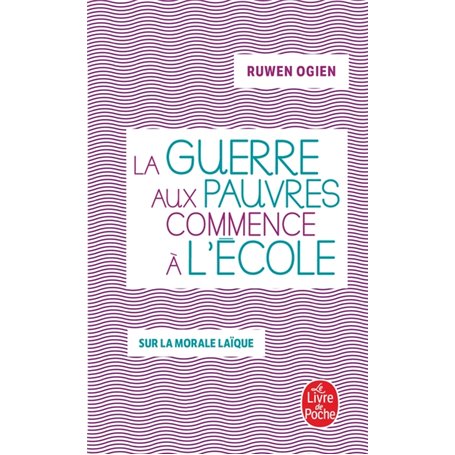 La guerre aux pauvres commence à l'école