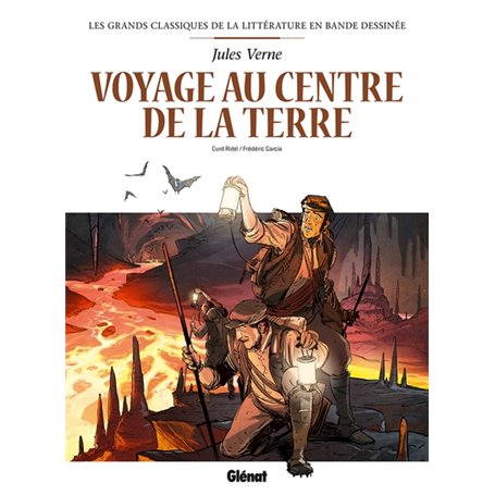 Voyage au centre de la terre en BD