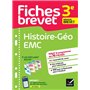 Fiches brevet Histoire-Géographie EMC 3e Brevet 2024