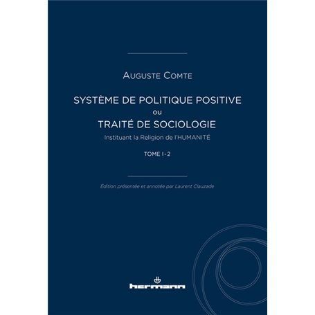Système de politique positive, tome I - 2