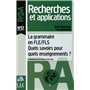La grammaire en FLE/FLS