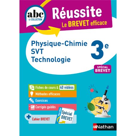 ABC Réussite Physique-Chimie Svt tecnologie 3e - Brevet 2023