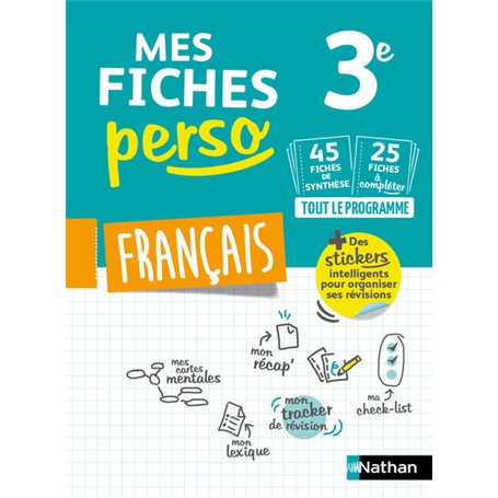 Mes fiches perso Français 3e