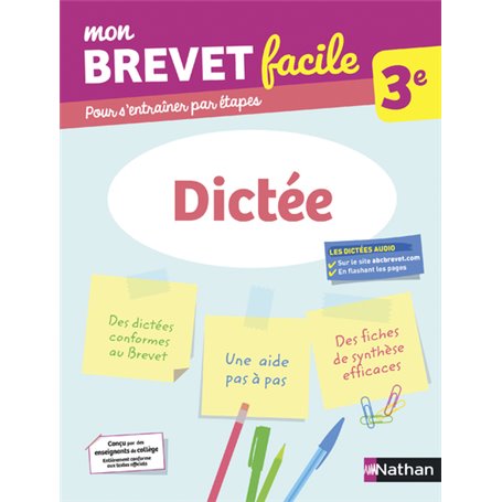 Mon Brevet facile - Dictée 3e
