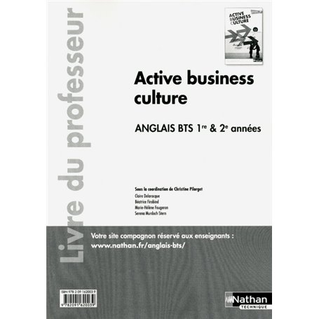 Active business culture - BTS 1re et 2e années >, B2 Anglais Livre du professeur