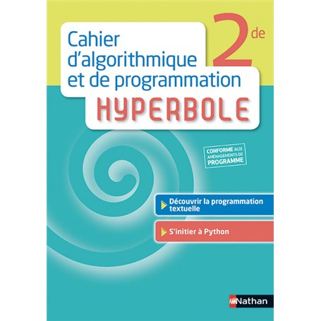 Hyperbole 2de -Cahier Algorithmique - 2018