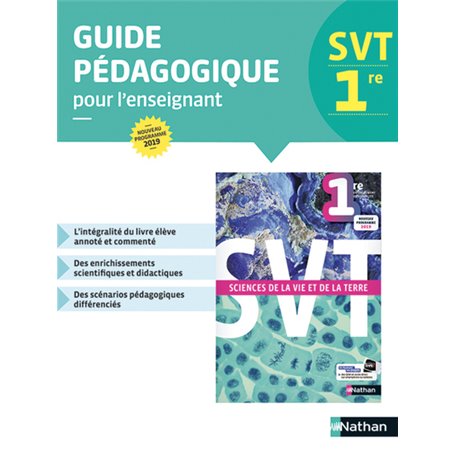Sciences de la vie et de la terre 1re - Livre du professeur 2019