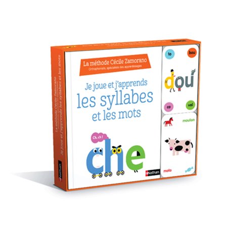 Coffret Je joue et j'apprends les syllabes et les mots - La méthode Cécile Zamorano