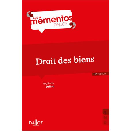 Droit des biens. 10e éd.