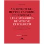 Architecture : Mettre en forme et composer - volume 7 Les catégories de Vitruve et d'Alberti planche