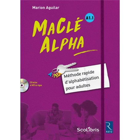 MaClé Alpha Manuel de lecture pour adultes + CD