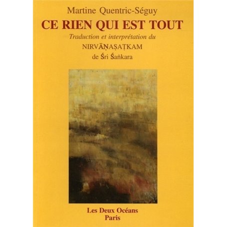 Ce rien qui est tout