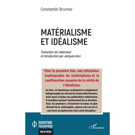 Matérialisme et idéalisme