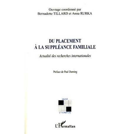 Du placement à la suppléance familiale