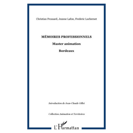 Mémoires professionnels