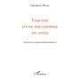 Esquisse d'une philosophie du style
