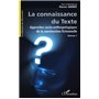 La connaissance du texte
