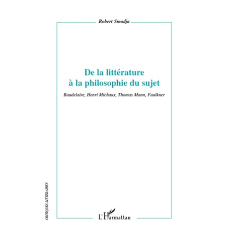 De la littérature à la philosophie du sujet