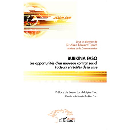Burkina Faso Les opportunités d'un nouveau contrat social