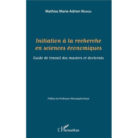 Initiation à la recherche en sciences économiques
