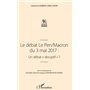 Le débat Le Pen/Macron du 3 mai 2017 : Un débat "disruptif"