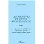Les archives et l'Etat au XVIIIe siècle