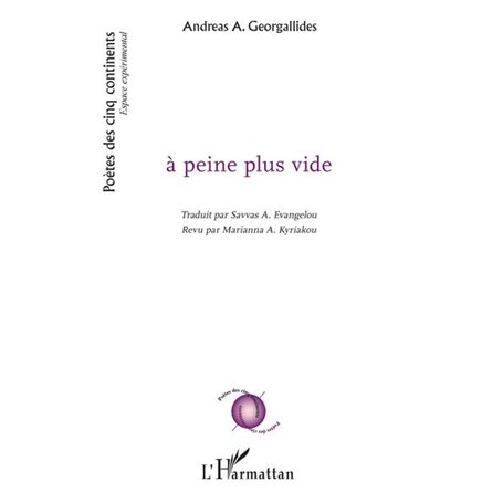 à peine plus vide