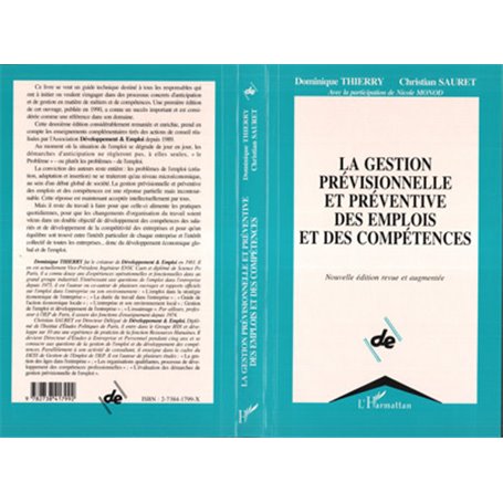 La gestion prévisionnelle et préventive des emplois et des compétences