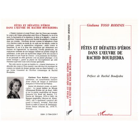 Fêtes et défaites d'éros dans l'oeuvre de Rachid Boudjedra
