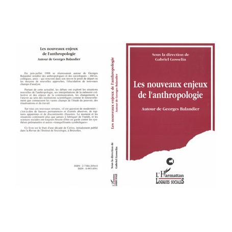 Les nouveaux enjeux de l'anthropologie