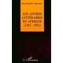 Les années littéraires en Afrique (1987-1992)