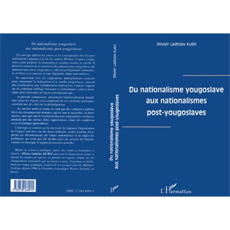 Du Nationalisme Yougoslave aux Nationalismes Post-Yougoslaves