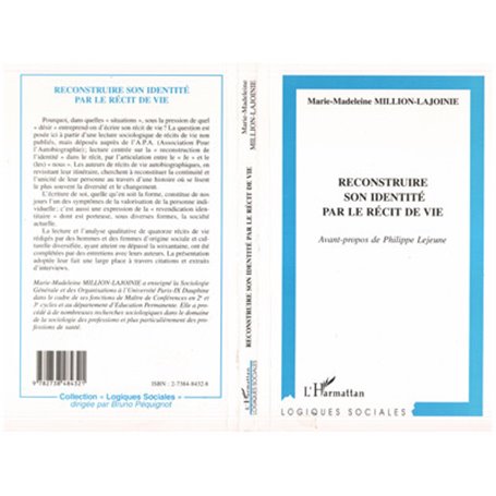 RECONSTRUIRE SON IDENTITE PAR LE RECIT DE VIE