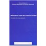 METHODES ET OUTILS DES SCIENCES SOCIALES