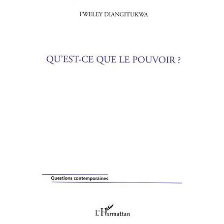 Qu'est-ce que le pouvoir ?