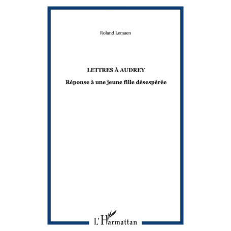 Lettres à Audrey