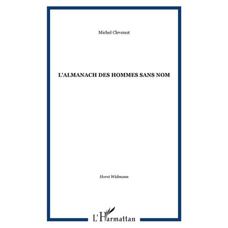 L'almanach des hommes sans nom