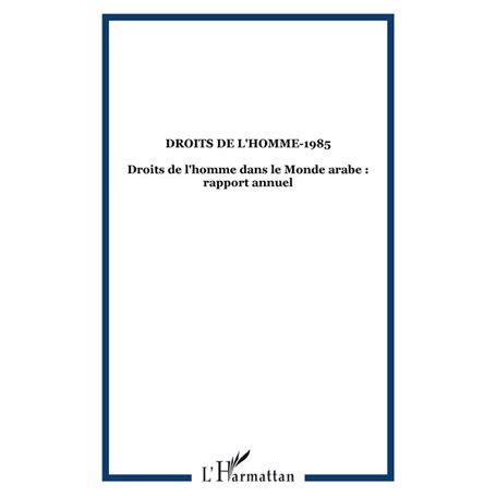 Droits de l'homme-1985