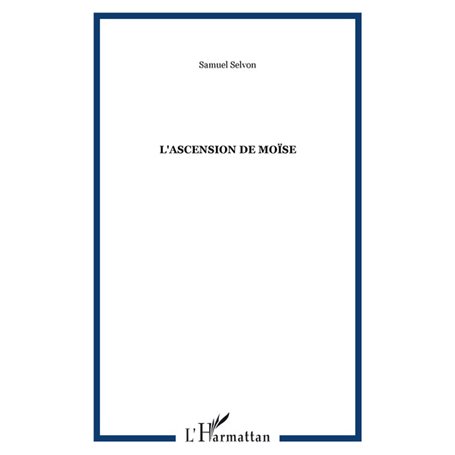 L'ascension de Moïse