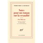 Notes pour un roman sur la sexualité/Parc Monceau