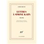 Lettres à Simone Kahn
