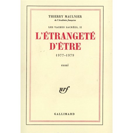L'étrangeté d'être