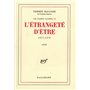 L'étrangeté d'être